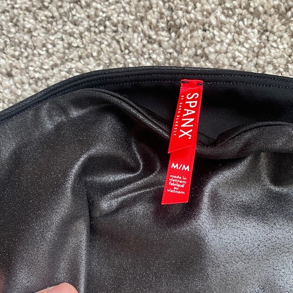 Spanx faux leather leggings - Picture 3 of 4